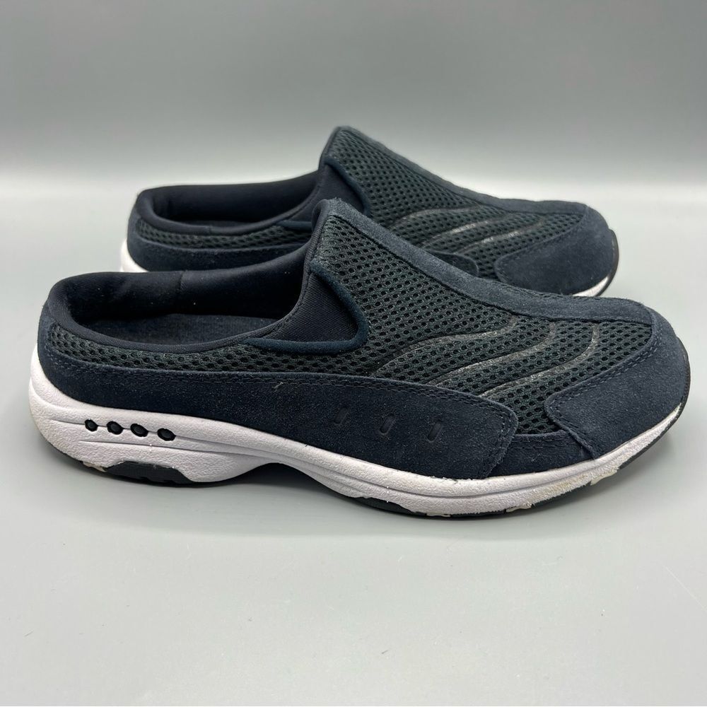 Easy Spirt Classic Traveltime Mule Clogs Sneakers Navy White - Picture 2 of 6